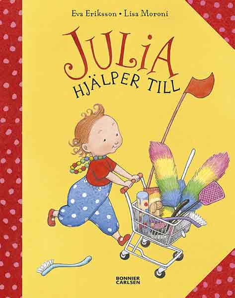 Följ Julia när hon hjälper till där hemma, en perfekt bok för en 2-åring!