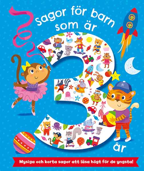 Sagor för barn som är 3 år är en rolig bok som många barn tycker om