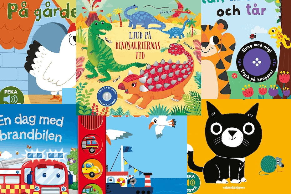 8 spännande barnböcker med ljud: Fördjupa ditt barns läsupplevelse